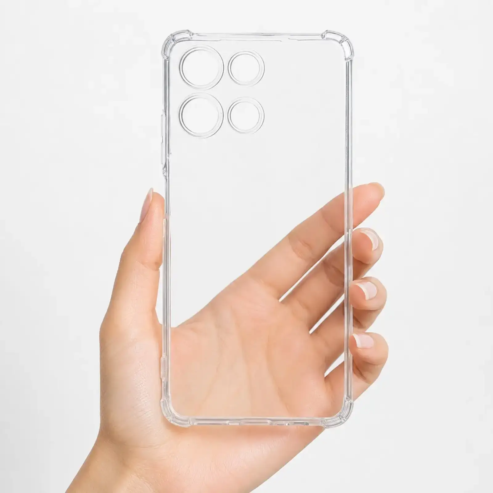 Чохол Anti-Shock BeCover для Motorola Moto G57 Clear (716086)