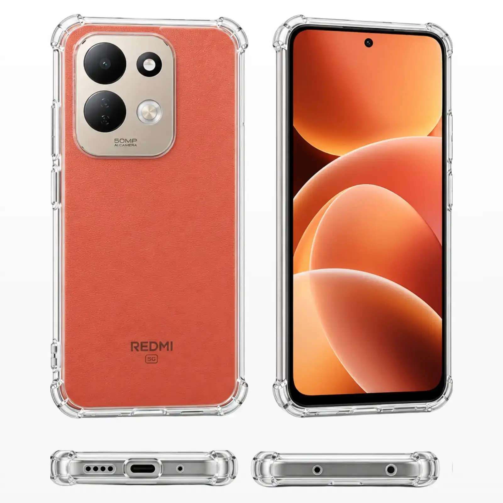 Чехол Anti-Shock BeCover для Xiaomi Redmi 17 5G Clear (716492)