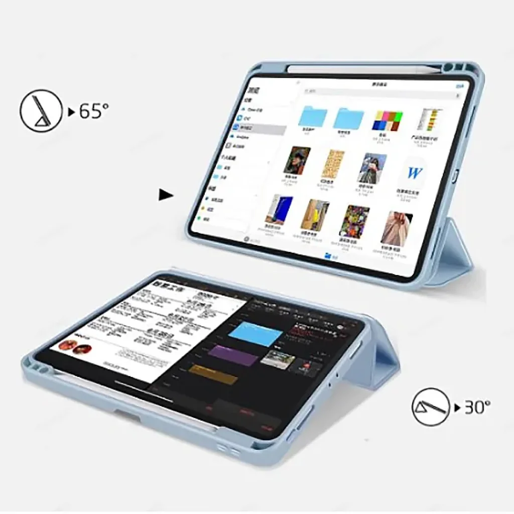 Чехол-книжка BeCover с креплением Apple Pencil для Apple iPad Pro 12.9 2020 Light Blue (707533)