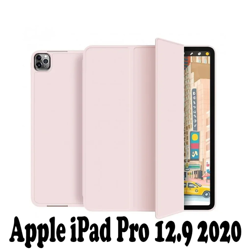 Чехол-книжка BeCover с креплением Apple Pencil для Apple iPad Pro 12.9 2020 Pink (707532)