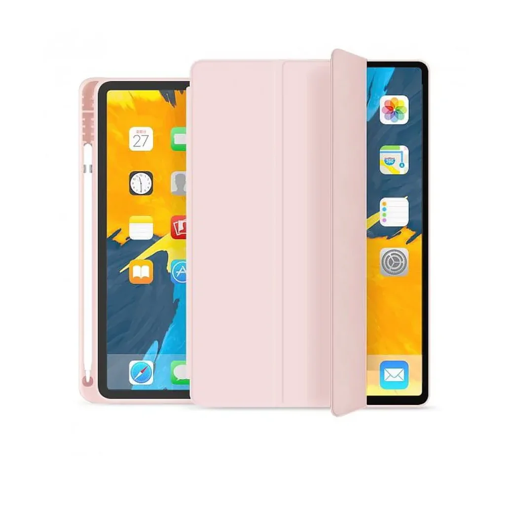 Чехол-книжка BeCover с креплением Apple Pencil для Apple iPad Pro 12.9 2020 Pink (707532)