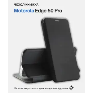 Чохол BeCover Exclusive для Motorola Edge 50 Pro Black (714394)
