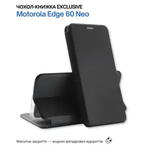 Чохол BeCover Exclusive для Motorola Edge 60 Neo Black (715015)