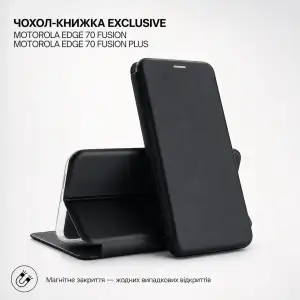 Чохол BeCover Exclusive для Motorola Edge 70 Fusion, Motorola 70 Fusion Plus Black (716177)