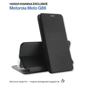 Чохол BeCover Exclusive для Motorola Moto G86 Black (715353)