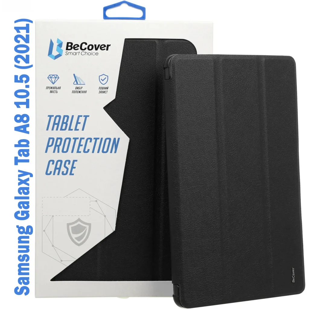 Чехол-книжка BeCover Flexible TPU Mate для Samsung Galaxy Tab A8 10.5 (2021) SM-X200 / SM-X205 Black (708377)
