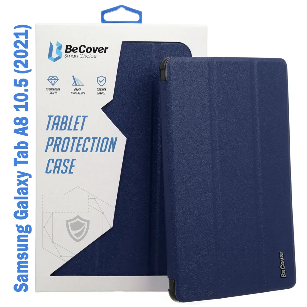Чехол-книжка BeCover Flexible TPU Mate для Samsung Galaxy Tab A8 10.5 (2021) SM-X200 / SM-X205 Deep Blue (708378)