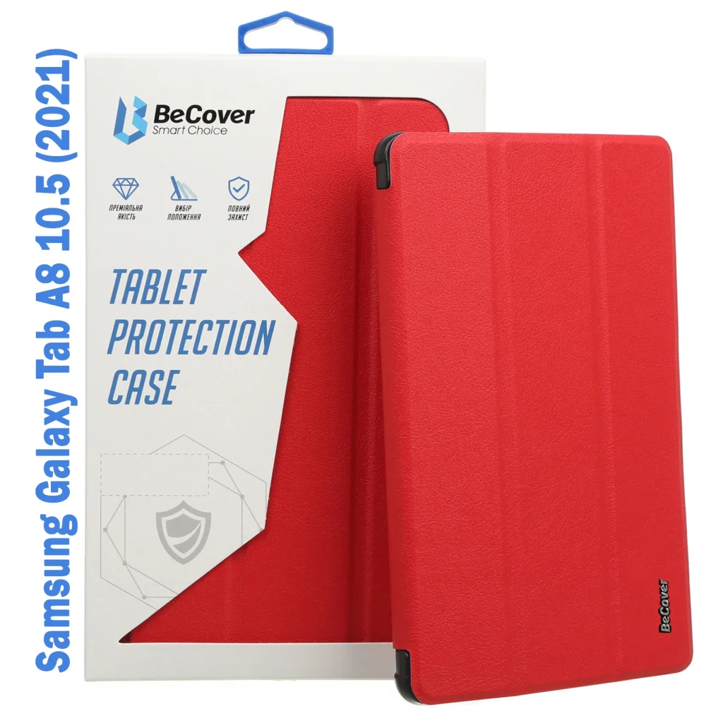Чохол-книжка BeCover Flexible TPU Mate для Samsung Galaxy Tab A8 10.5 (2021) SM-X200 / SM-X205 Red (708382)