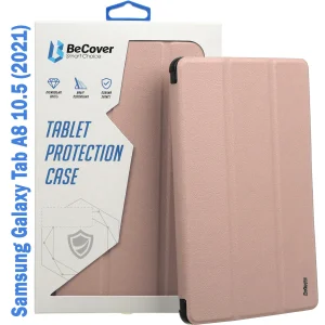 Цвет: Розовый - Чехол-книжка BeCover Flexible TPU Mate для Samsung Galaxy Tab A8 10.5 (2021) SM-X200 / SM-X205 Rose Gold (708381)