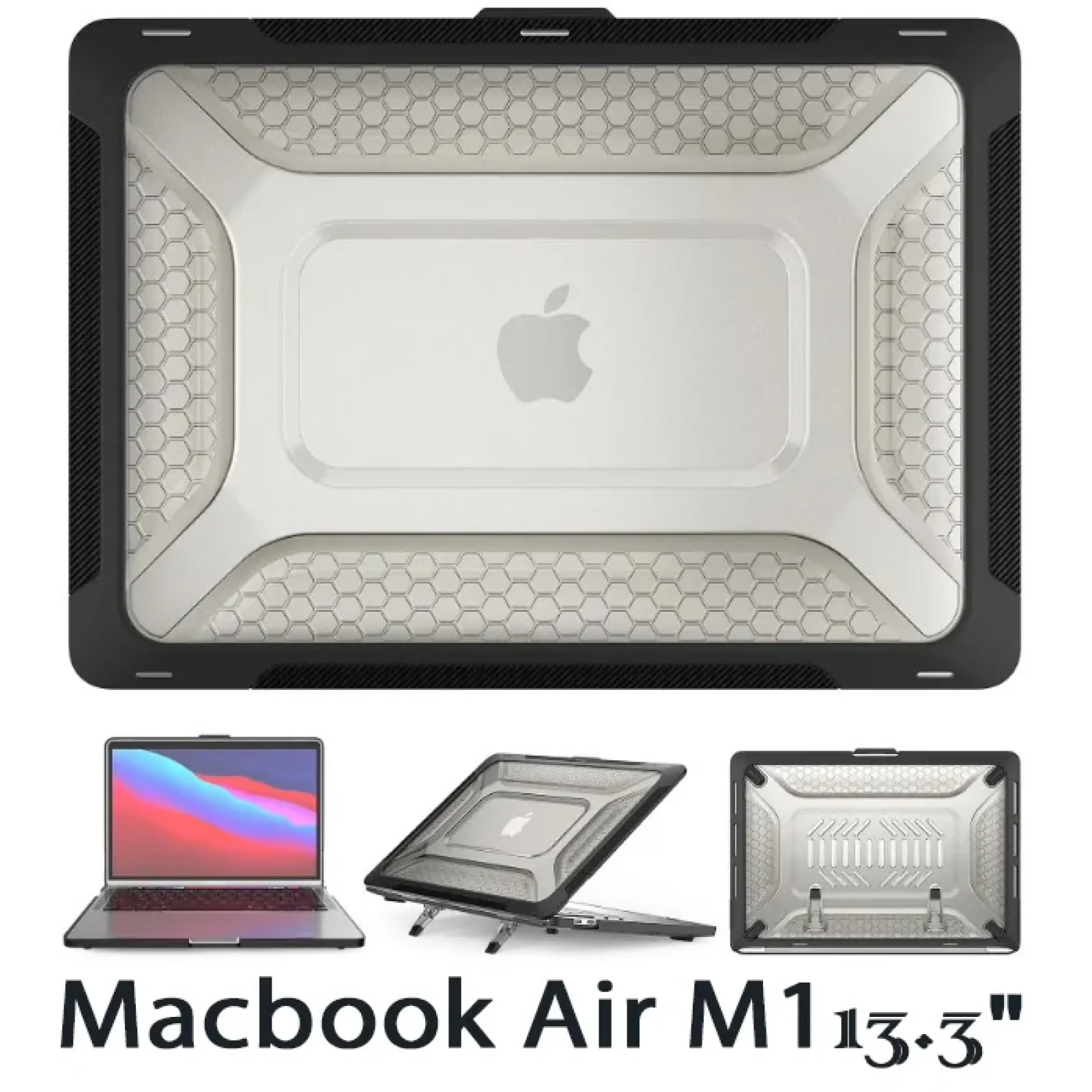 Протиударний чохол Becover з підставкою для Macbook Air M1 ( A1932/A2337 ) 13.3