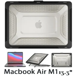 Протиударний чохол Becover з підставкою для Macbook Air M1 ( A1932/A2337 ) 13.3" Black (708389)