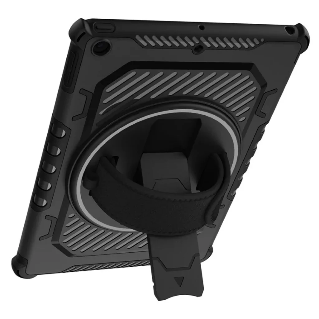 Броньований протиударний чохол-підставка Mecha Becover для Apple iPad 10.2 2019/2020/2021 Black (709933)