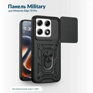 Чехол Military BeCover для Motorola Edge 70 Pro Black (716257)