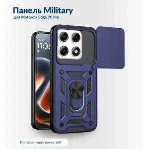 Чехол Military BeCover для Motorola Edge 70 Pro Blue (716258)