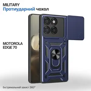 Чохол Military BeCover для Motorola Edge 70 Blue (715530)