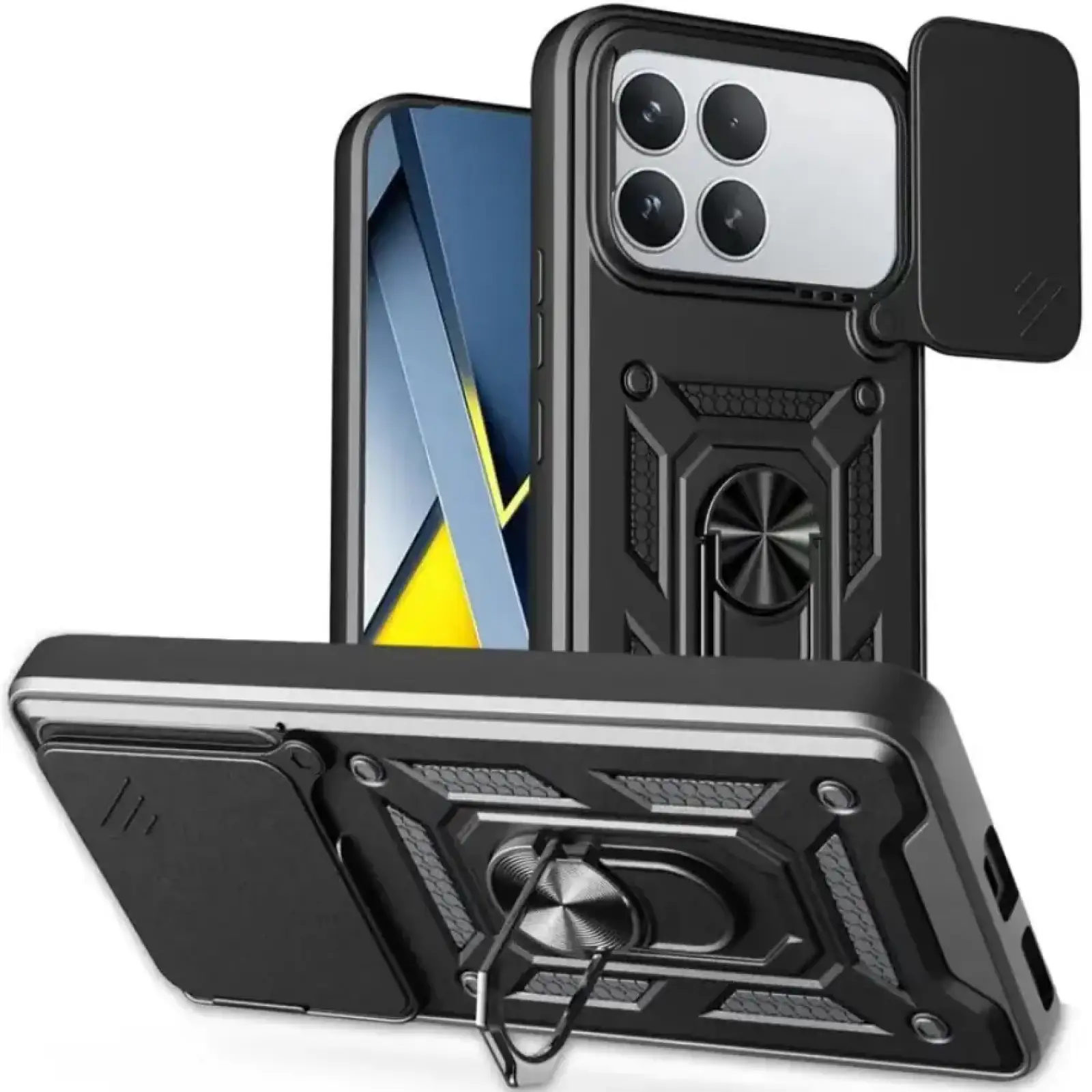 Чехол Military BeCover для Poco F8 Pro Black (715402)