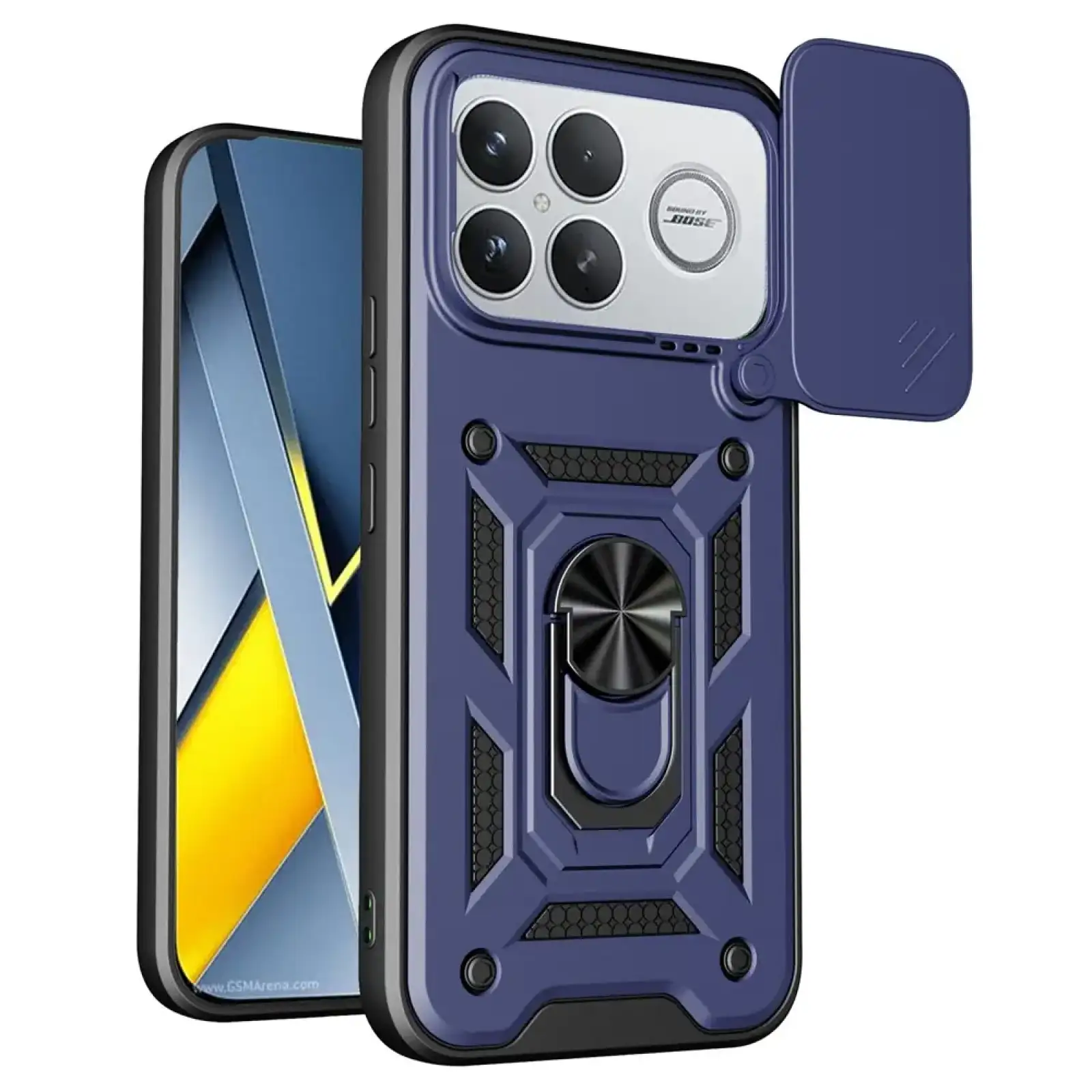 Чехол Military BeCover для Poco F8 Ultra Blue (715405)