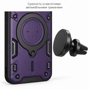 Чехол BeCover Full Guard Slide Magnetic для Motorola Edge 60 Fusion Purple (716386)