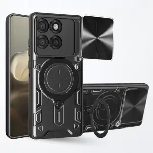 Чехол BeCover Full Guard Slide Magnetic для Motorola Edge 60 Pro Black (716387)