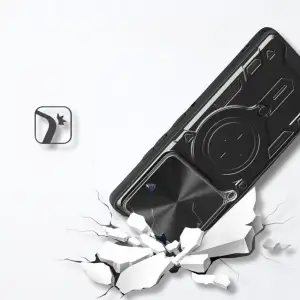 Чехол BeCover Full Guard Slide Magnetic для Motorola Edge 60 Pro Black (716387)