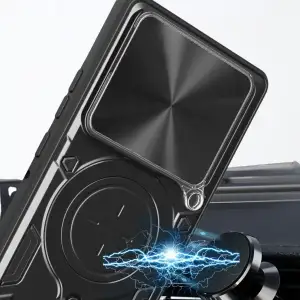 Чехол BeCover Full Guard Slide Magnetic для Motorola Edge 60 Pro Black (716387)
