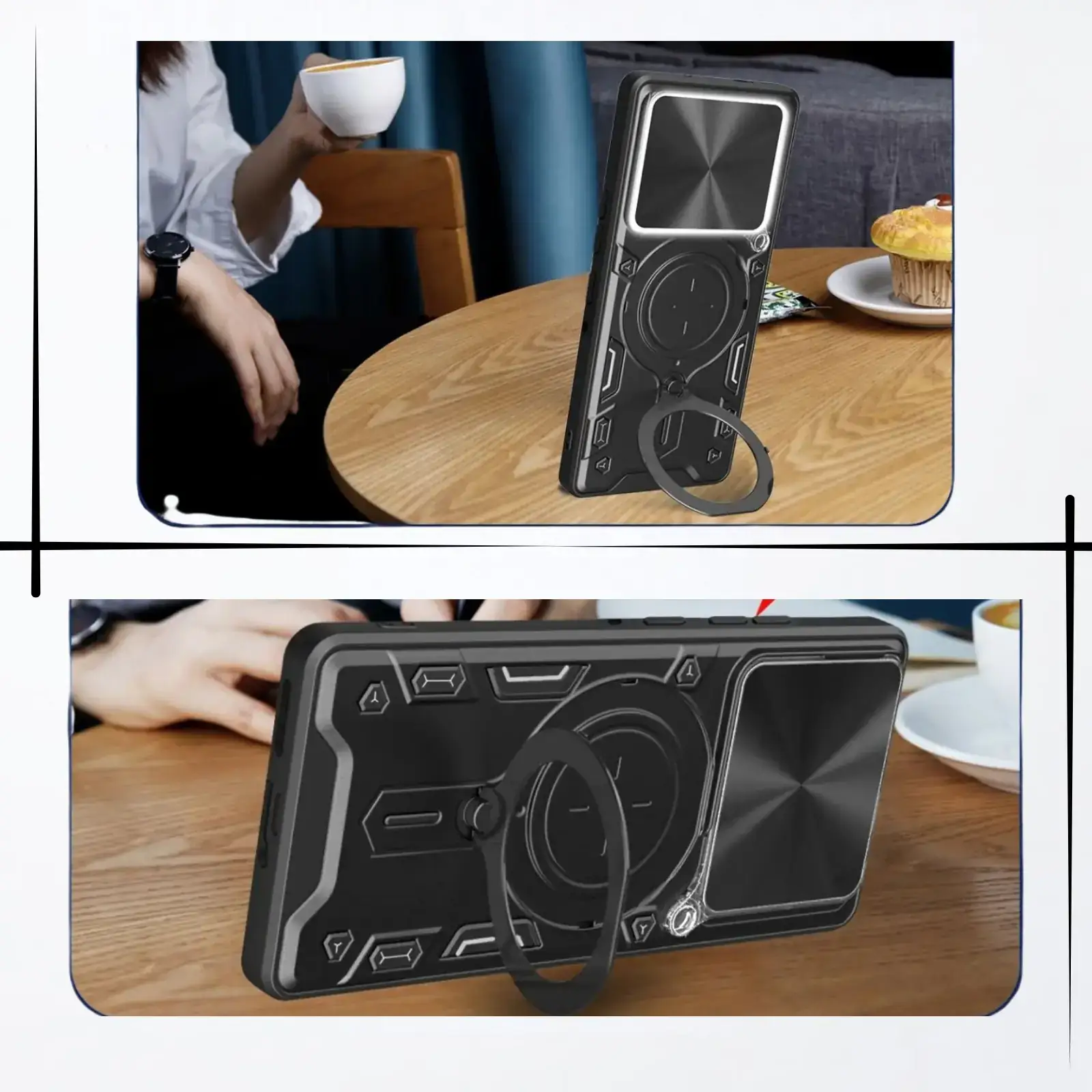 Чехол BeCover Full Guard Slide Magnetic для Motorola Edge 60 Pro Black (716387)