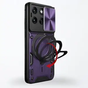 Чехол BeCover Full Guard Slide Magnetic для Motorola Edge 70 Fusion Purple (716392)