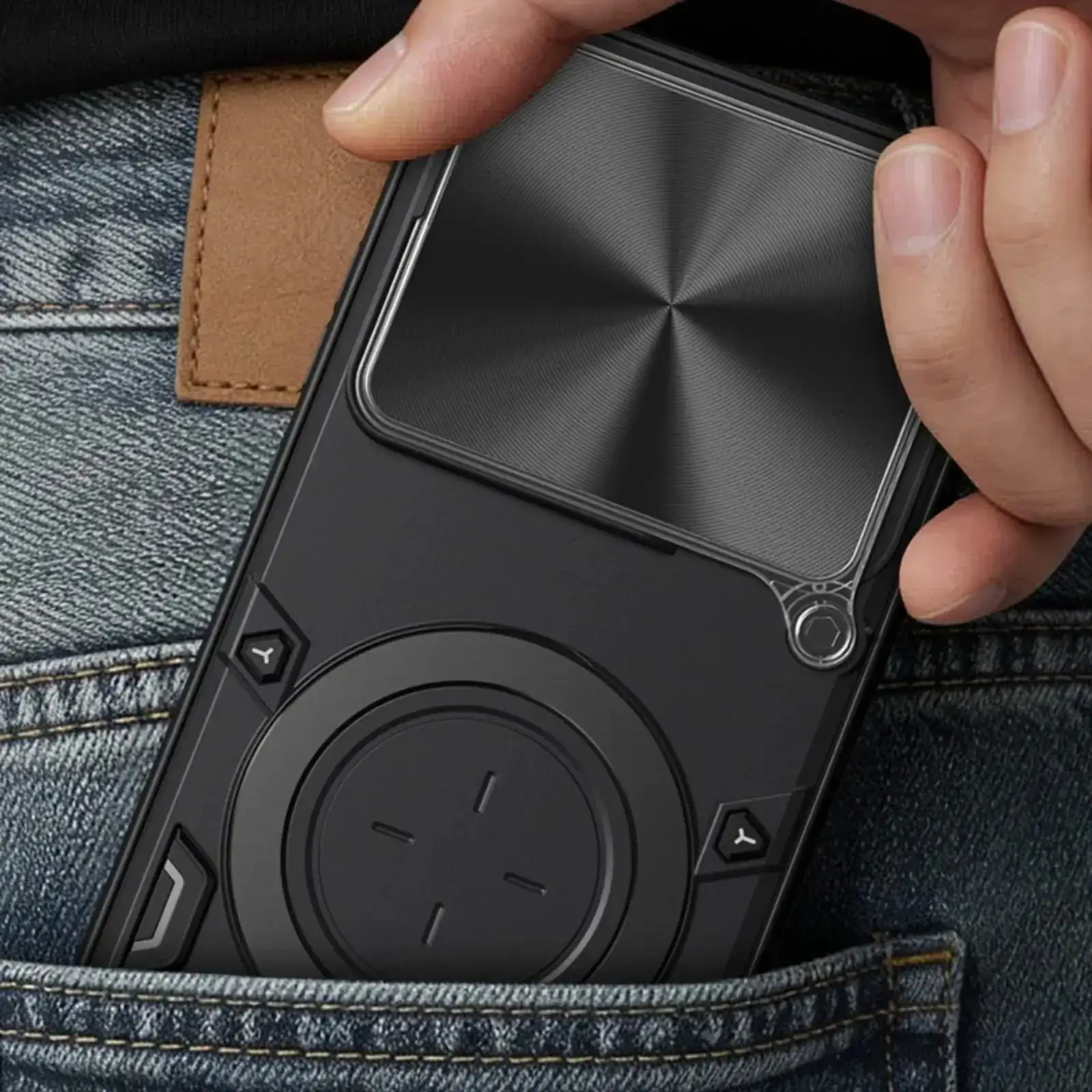 Чехол BeCover Full Guard Slide Magnetic для Motorola Edge 70 Pro Black (716393)