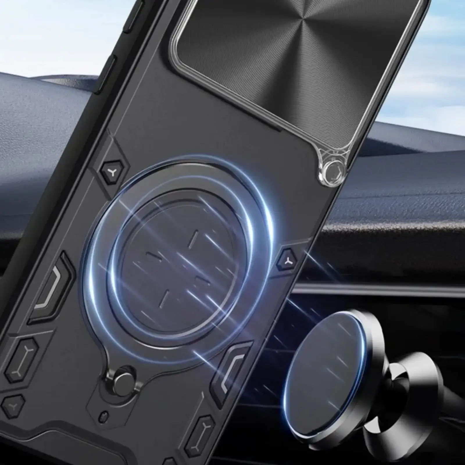 Чехол BeCover Full Guard Slide Magnetic для Motorola Edge 70 Pro Black (716393)