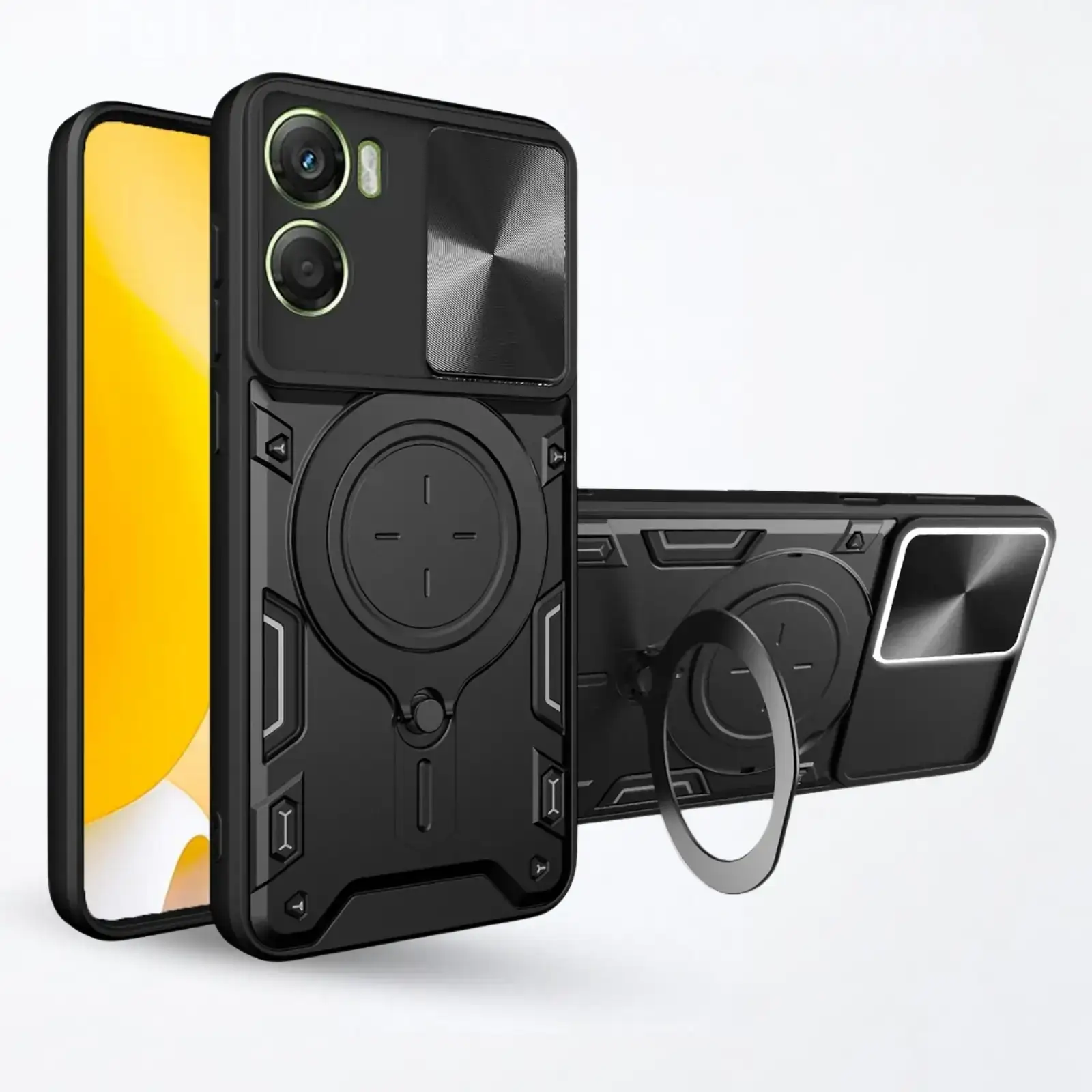 Чехол BeCover Full Guard Slide Magnetic для Motorola Moto G06 / G06 Power 4G Black (716395)