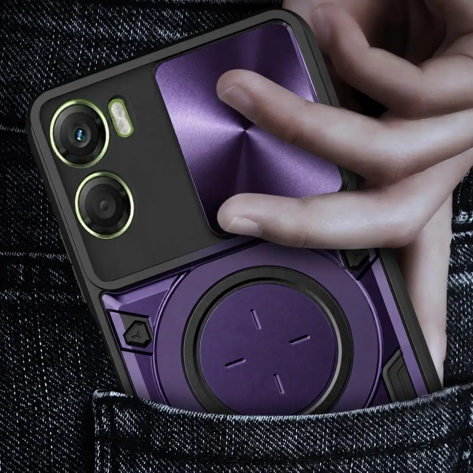 Чехол BeCover Full Guard Slide Magnetic для Motorola Moto G06 / G06 Power 4G Purple (716396)