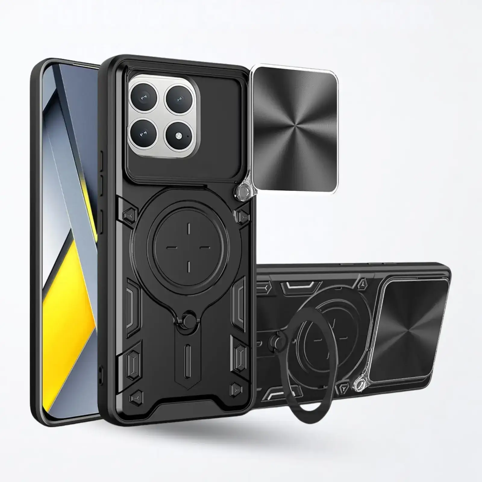 Чехол BeCover Full Guard Slide Magnetic для Poco F8 Pro Black (716411)