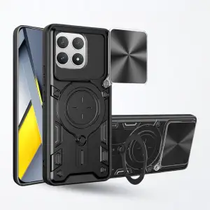 Чехол BeCover Full Guard Slide Magnetic для Poco F8 Pro Black (716411)