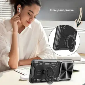 Чехол BeCover Full Guard Slide Magnetic для Poco F8 Pro Black (716411)