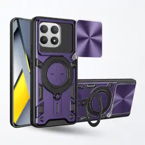 Чехол BeCover Full Guard Slide Magnetic для Poco F8 Pro Purple (716412)