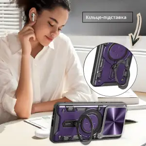 Чехол BeCover Full Guard Slide Magnetic для Poco F8 Pro Purple (716412)