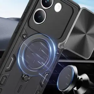 Чехол BeCover Full Guard Slide Magnetic для Poco X8 Pro 5G Black (716413)