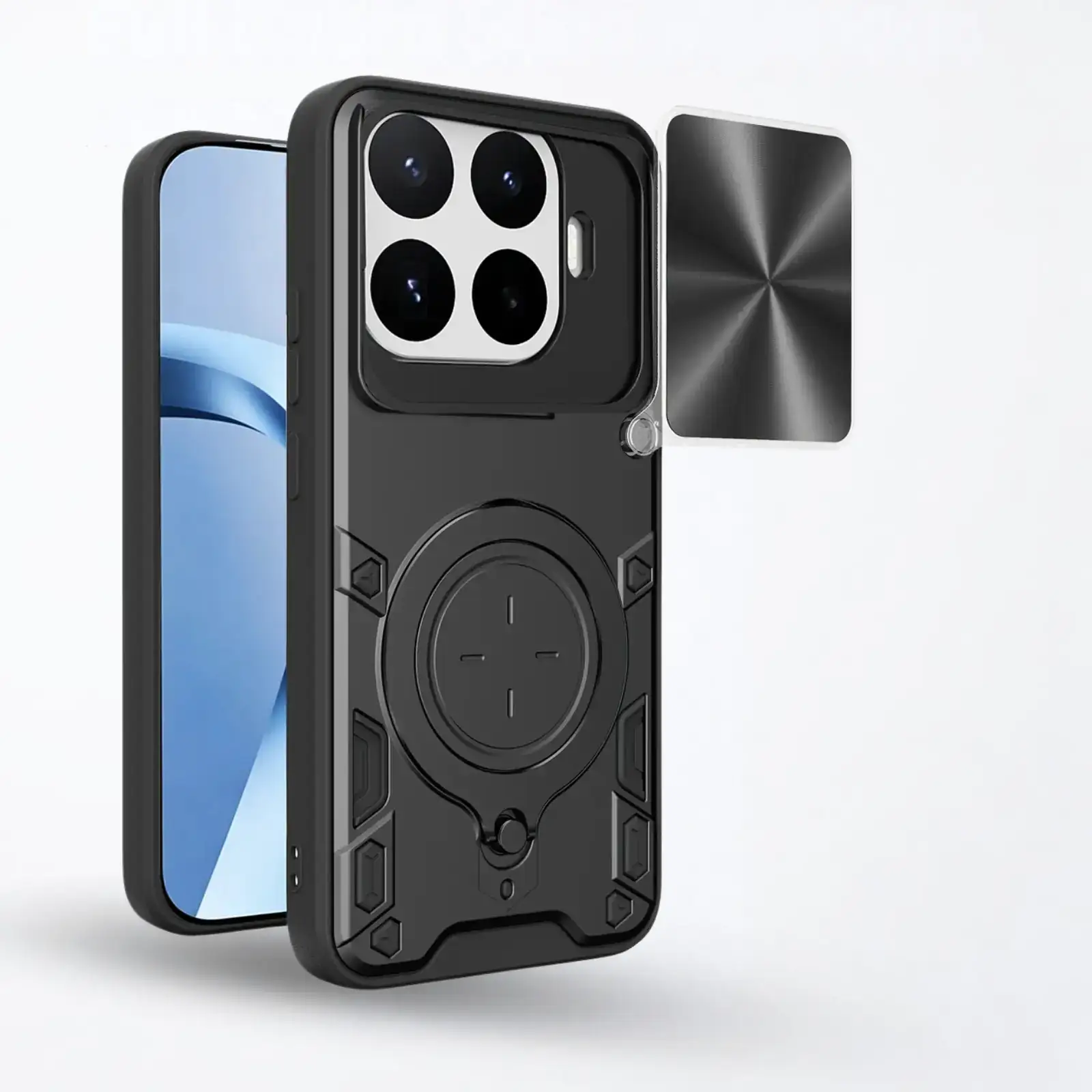 Чехол BeCover Full Guard Slide Magnetic для Xiaomi 17T Black (716449)