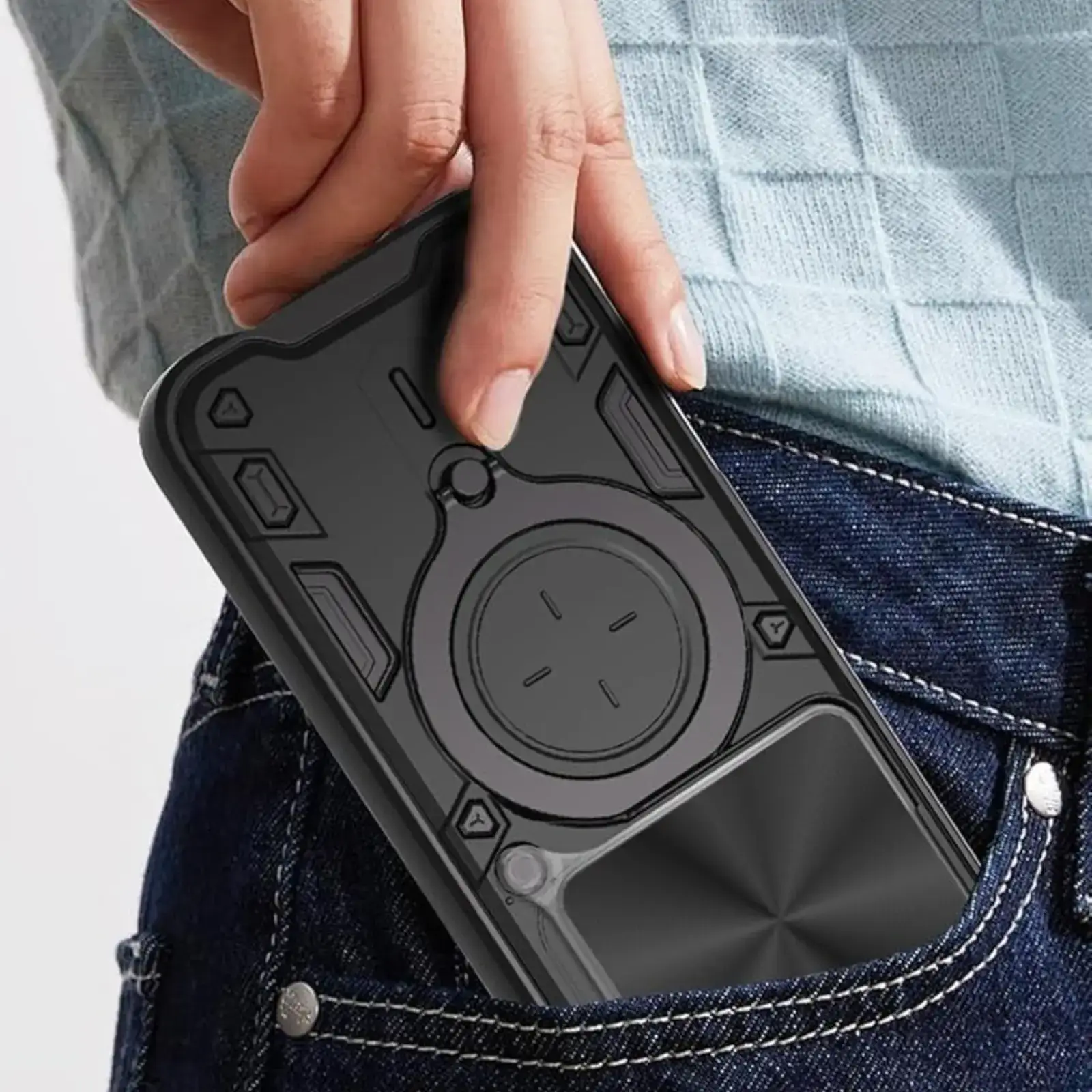 Чехол BeCover Full Guard Slide Magnetic для Xiaomi 17T Black (716449)