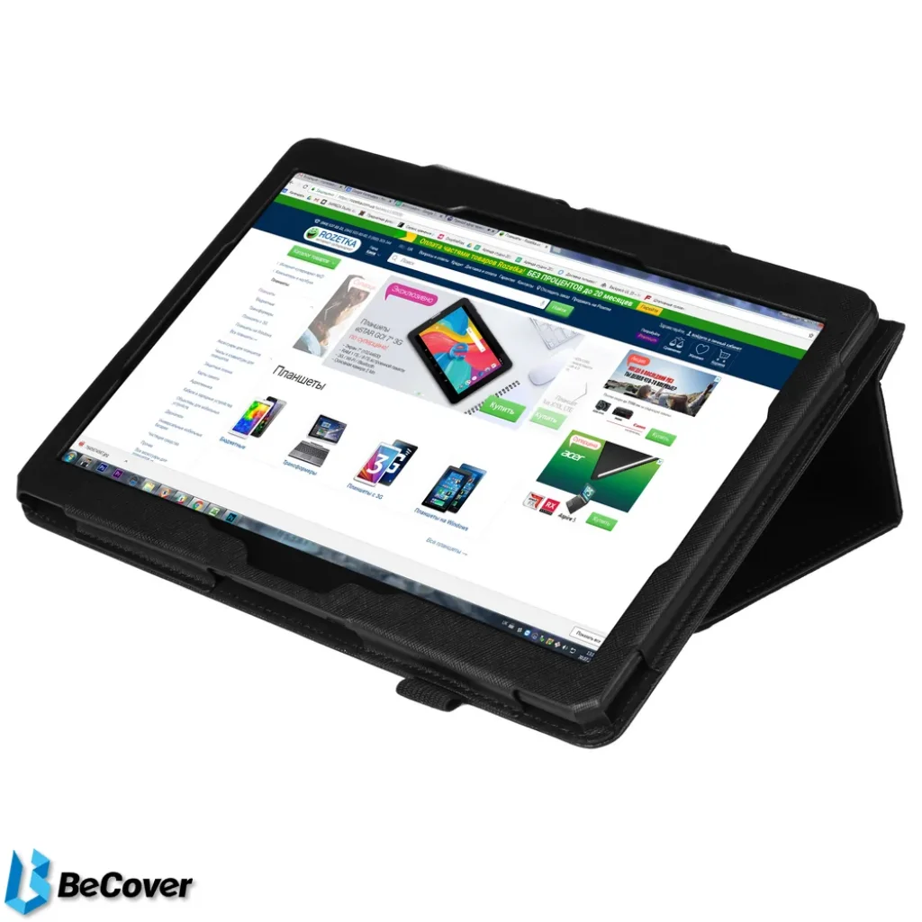 Чохол BeCover Slimbook для Bravis NB106M Black (702576)