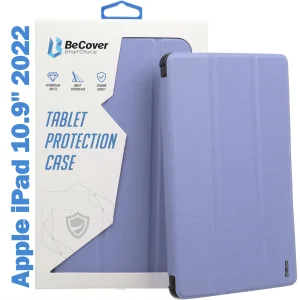 Колір: Фіолетовий - Чохол-книжка Removable Case BeCover з кріпленням Apple Pencil для Apple iPad 10.9" 2022 Purple (708767)