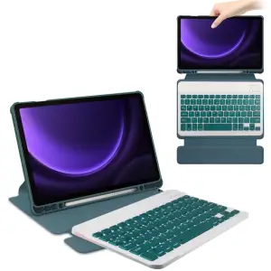 Чохол з бездротовою клавіатурою 360° Rotatable BeCover для Samsung Galaxy Tab S9 (SM-X710/SM-X716)/S9 FE (SM-X510/SM-X516B) 11.0