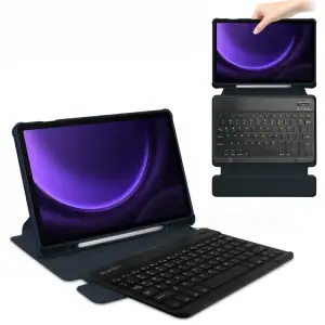 Чохол з бездротовою клавіатурою 360° Rotatable BeCover для Samsung Galaxy Tab S9 (SM-X710/SM-X716)/S9 FE (SM-X510/SM-X516B) 11.0