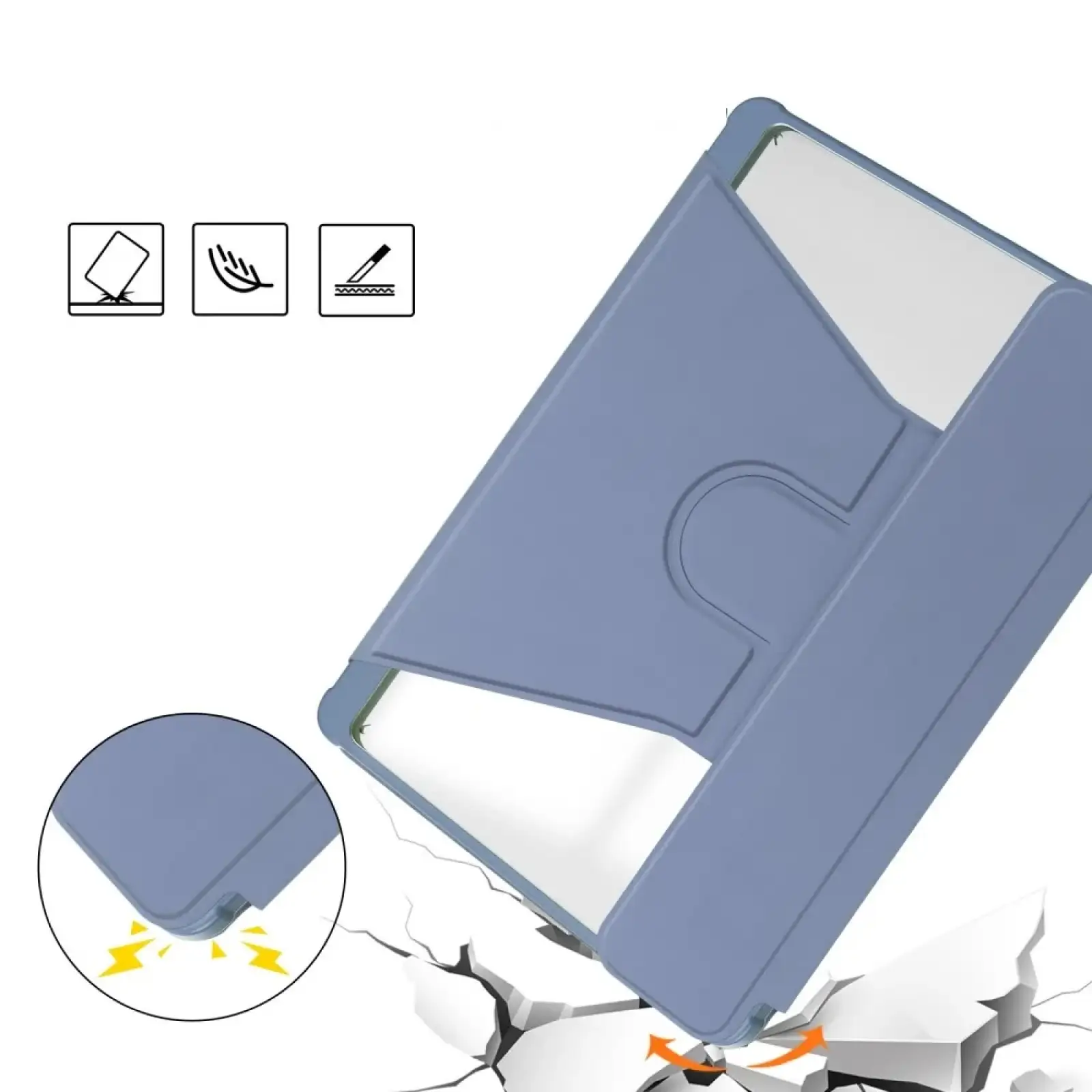 Чохол з бездротовою клавіатурою 360° Rotatable BeCover для Samsung Galaxy Tab S9 (SM-X710/SM-X716)/S9 FE (SM-X510/SM-X516B) 11.0