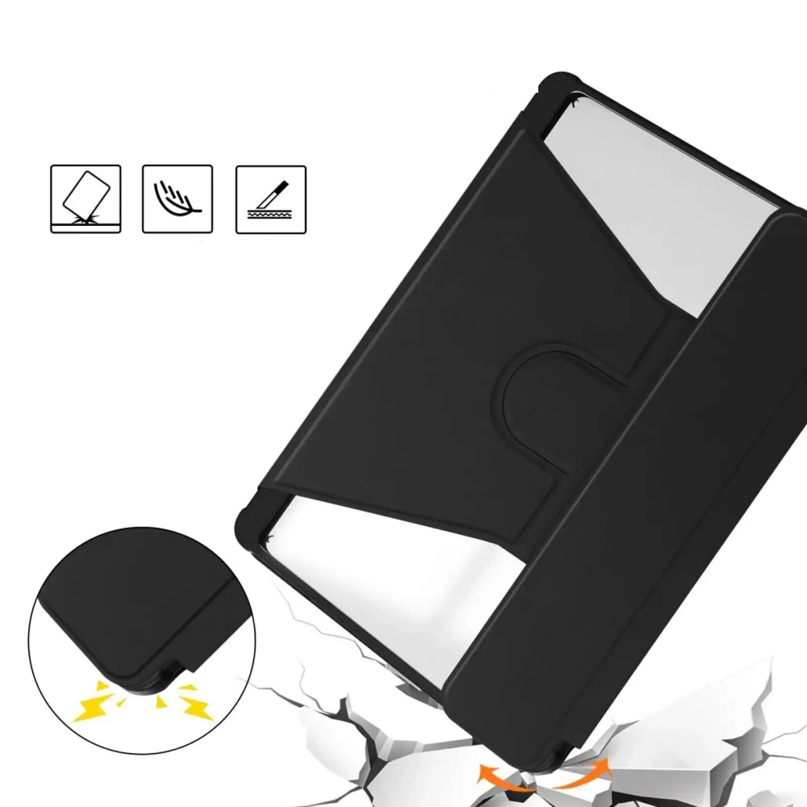 Чохол з бездротовою клавіатурою 360° Rotatable BeCover для Samsung Galaxy Tab S9 Plus (SM-X810/SM-X816)/S9 FE Plus (SM-X610/SM-X616) 12.4