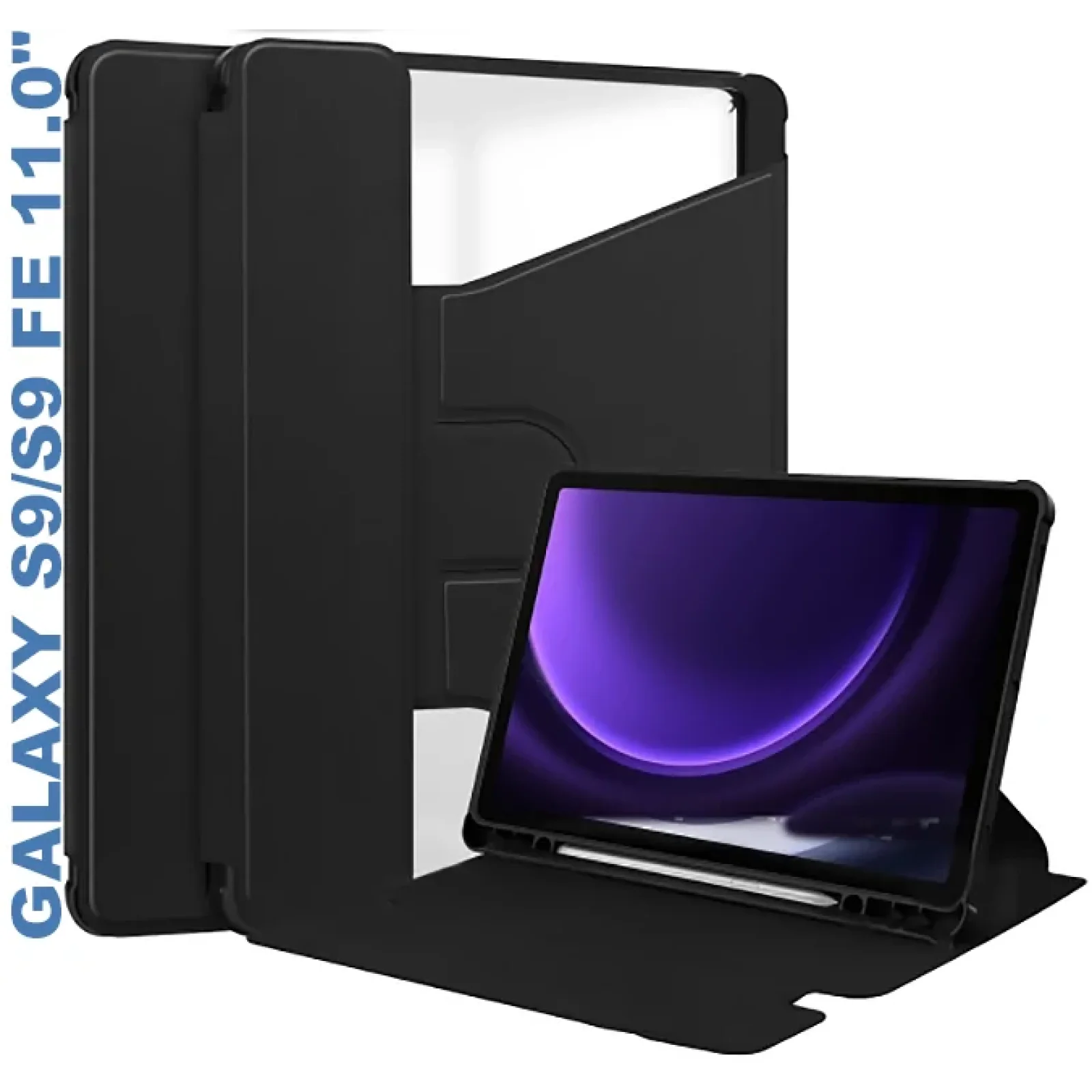 Чехол 360° Rotatable BeCover для Samsung Galaxy Tab S9 (SM-X710/SM-X716)/S9 FE (SM-X510/SM-X516B) 11.0