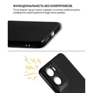 Чохол BeCover для Motorola Moto G06, Motorola Moto G06 Power Black (714690)