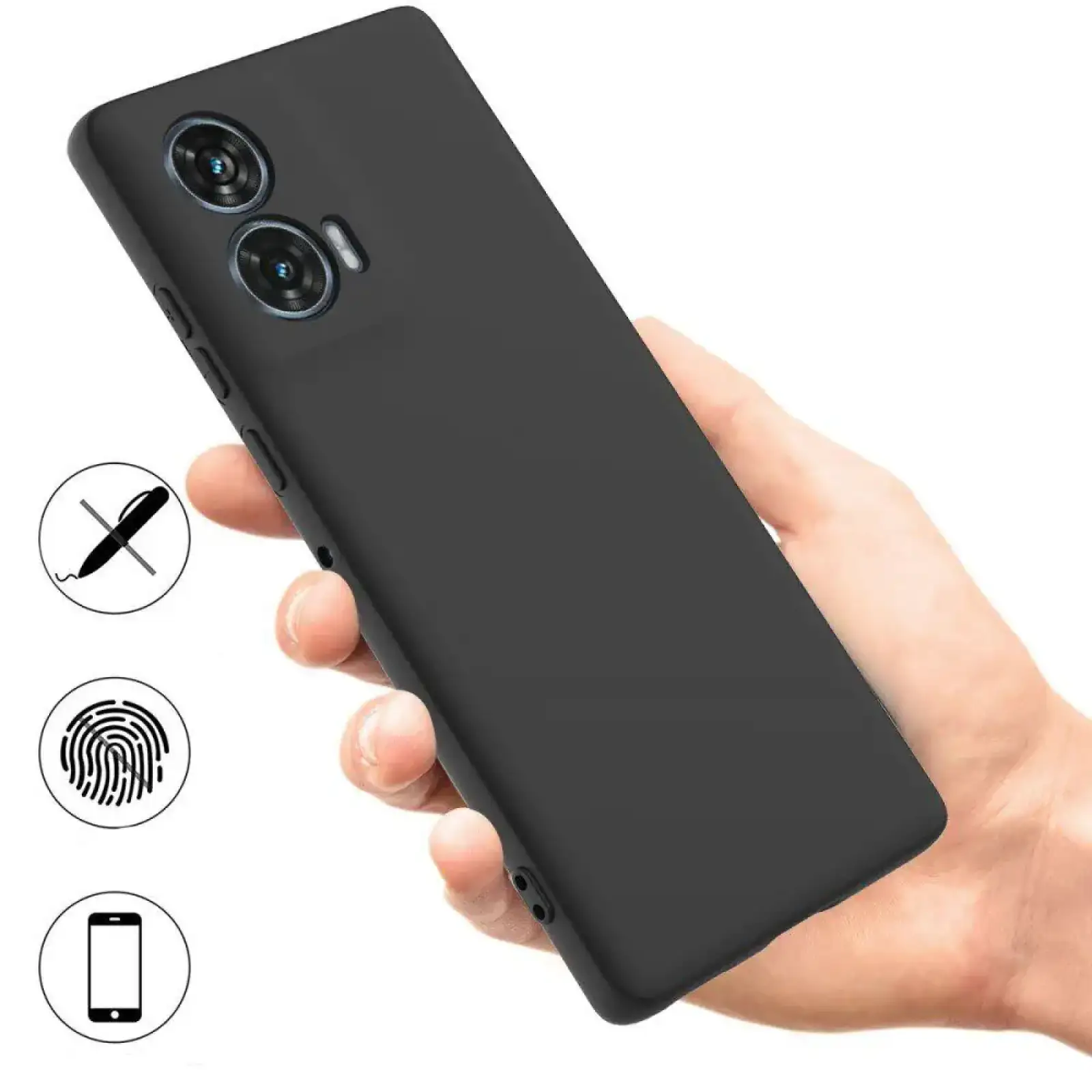 Чохол BeCover для Motorola Edge 50 Fusion Black (712742)