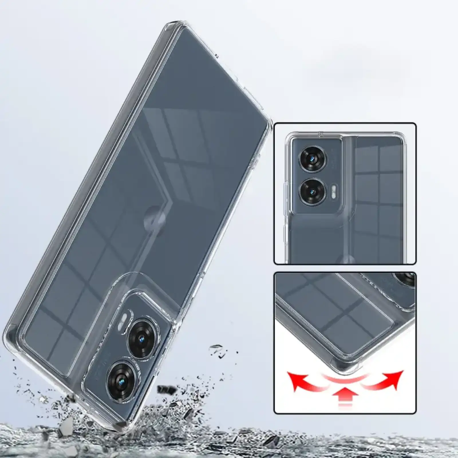 Чохол BeCover для Motorola Edge 50 Fusion Transparancy (712743)
