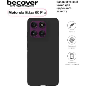 Чохол BeCover для Motorola Edge 60 Pro Black (713774)